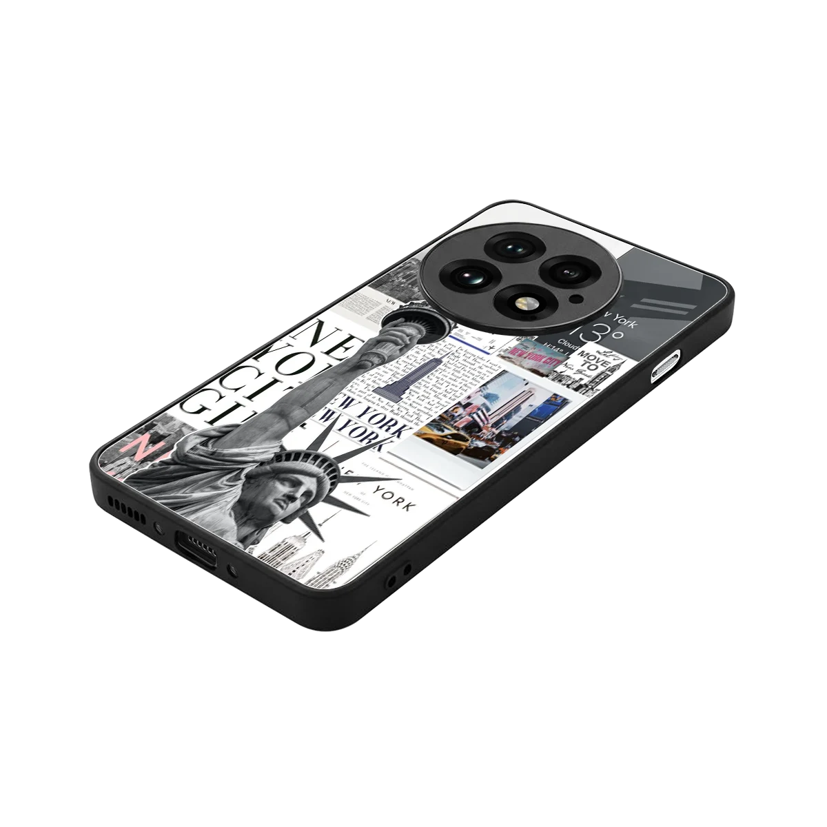 NY Dream stylish phone case for oneplus 13 | glossy glass and slim fit
