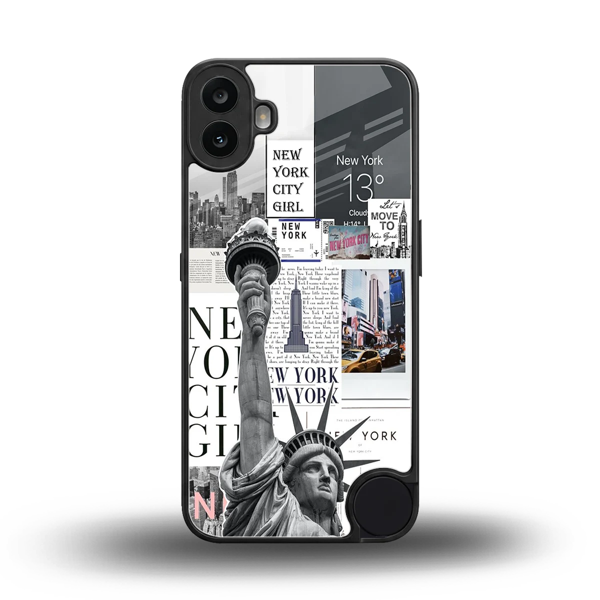 NY Dream back phone cover | glass case for cmf nothing phone 1
