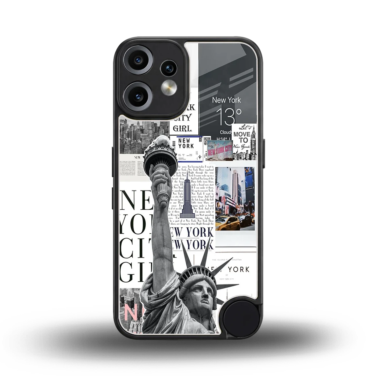 NY Dream back phone cover | glass case for cmf nothing phone 2 pro