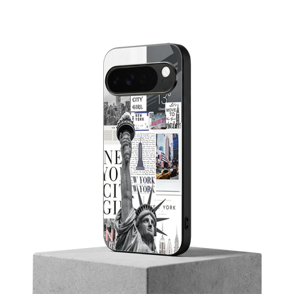 NY Dream google pixel 10 pro xl mobile cover | shockproof glass phone case