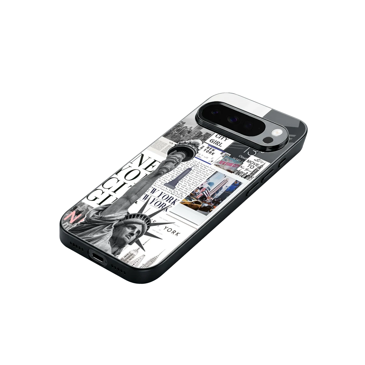 NY Dream stylish phone case for google pixel 10 pro xl | glossy glass and slim fit