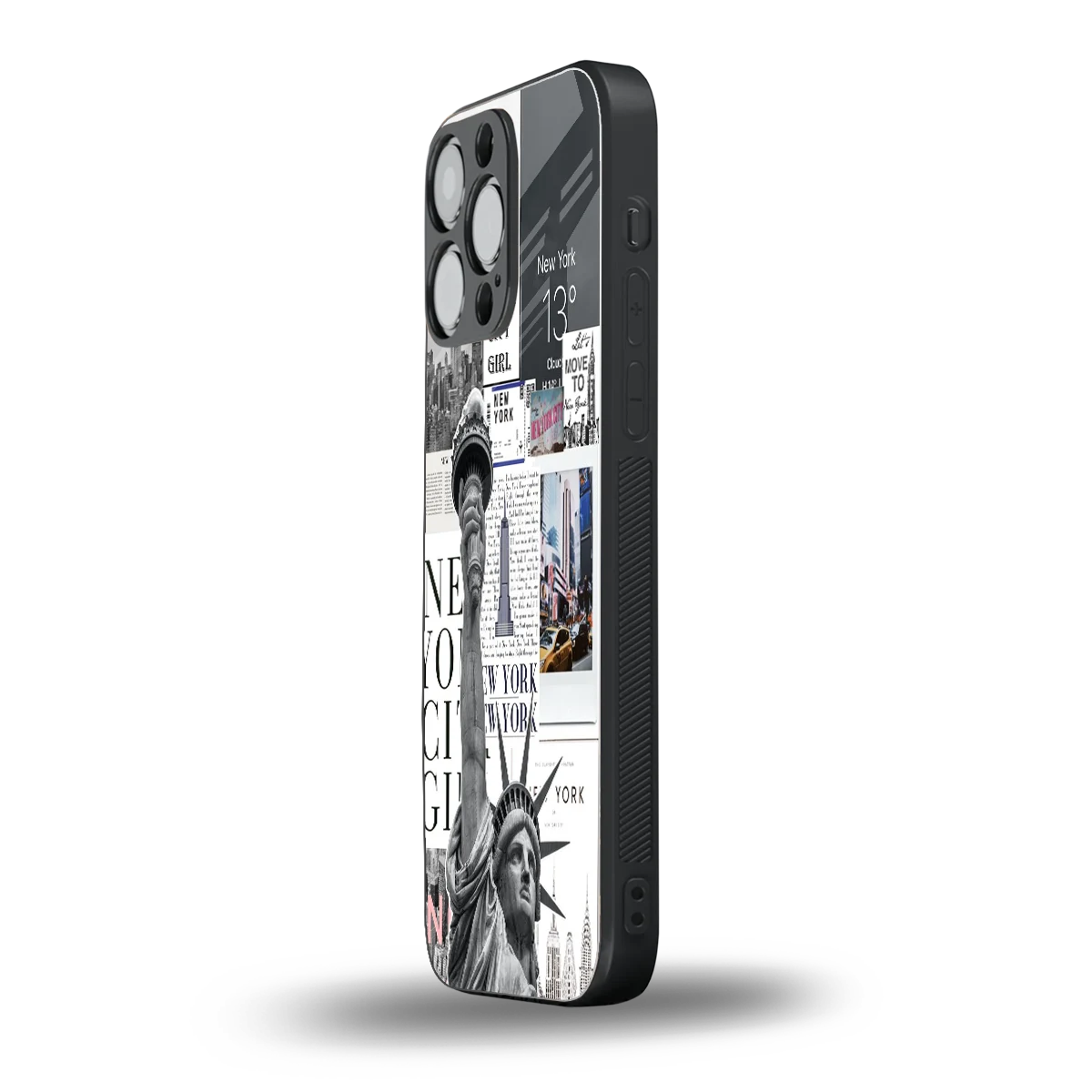 NY Dream iphone 16 pro max mobile cover | shockproof glass phone case