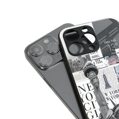 NY Dream stylish phone case for iphone 14 | glossy glass and slim fit