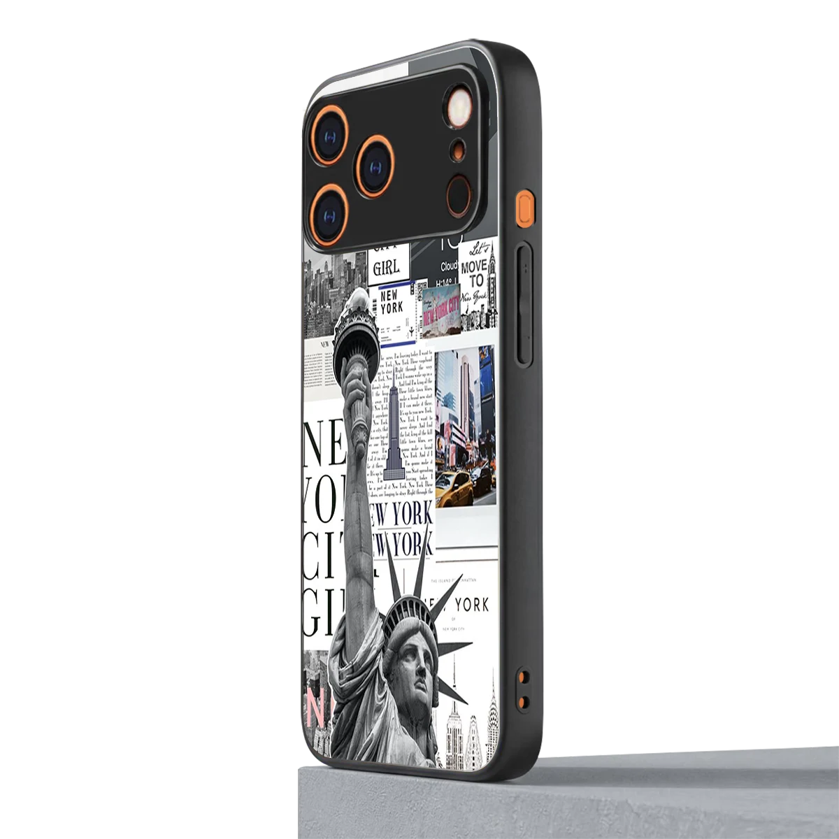 NY Dream iphone 17 pro mobile cover | shockproof glass phone case