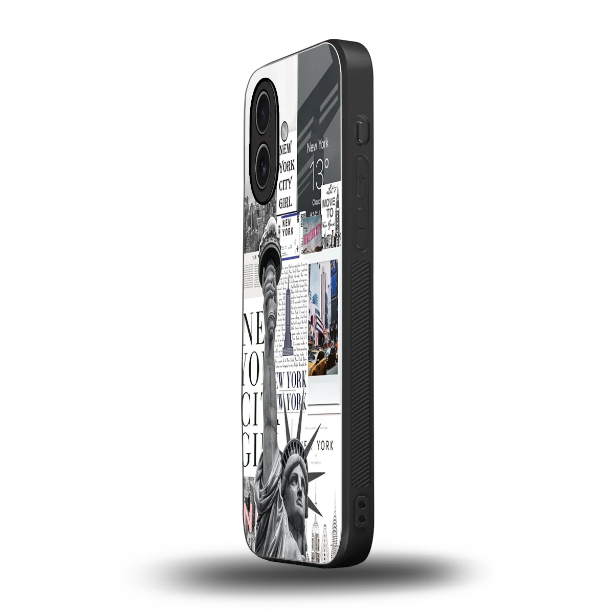 NY Dream iphone 17 mobile cover | shockproof glass phone case
