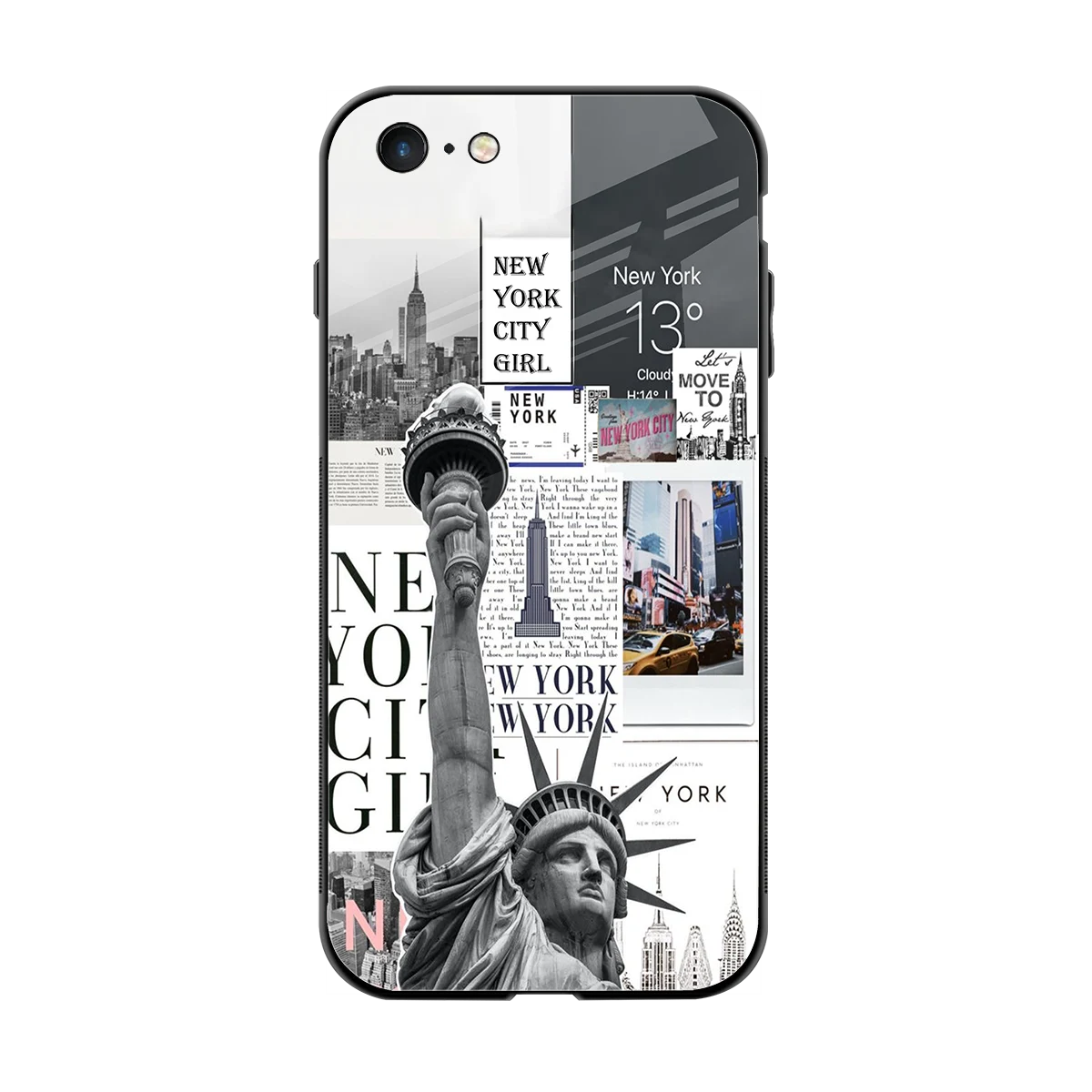 NY Dream back phone cover | glass case for iphone 6s