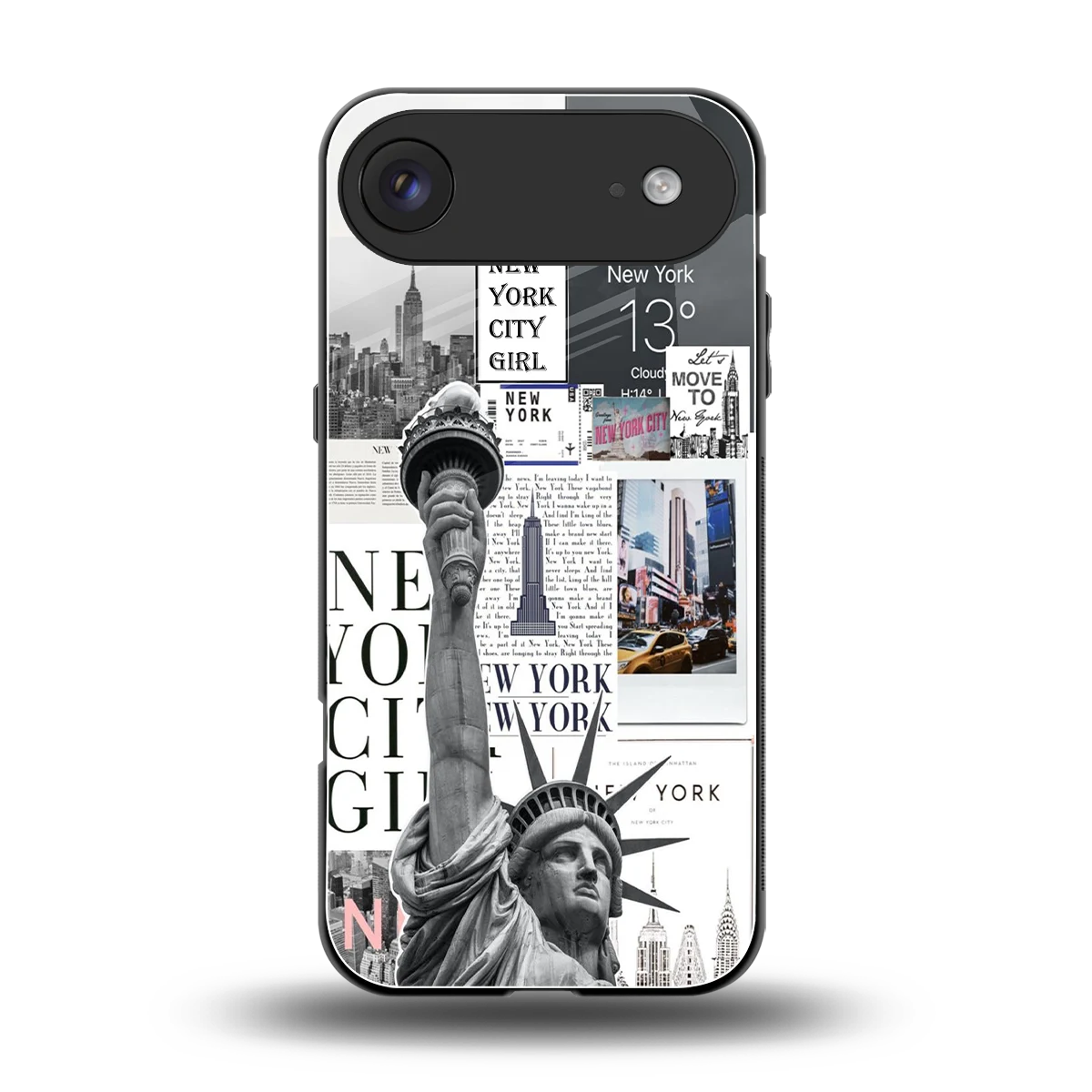 NY Dream back phone cover | glass case for iphone air