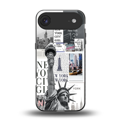 NY Dream back phone cover | glass case for iphone air