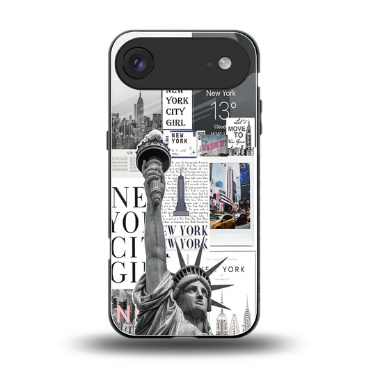 NY Dream back phone cover | glass case for iphone air