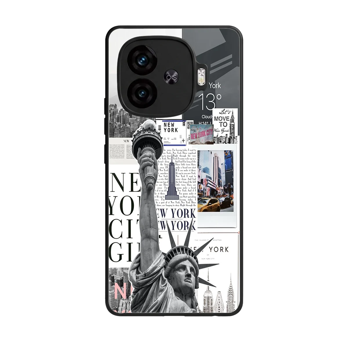 NY Dream back phone cover | glass case for iqoo neo 10r 5g