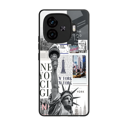 NY Dream back phone cover | glass case for iqoo neo 10r 5g