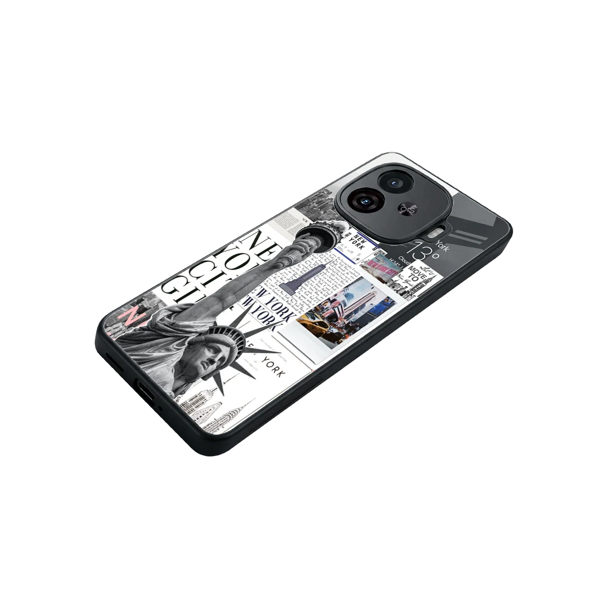 NY Dream stylish phone case for iqoo neo 10r 5g | glossy glass and slim fit