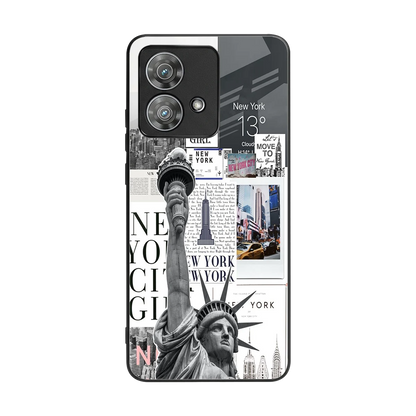 NY Dream back phone cover | glass case for motorola edge 40 neo 5g