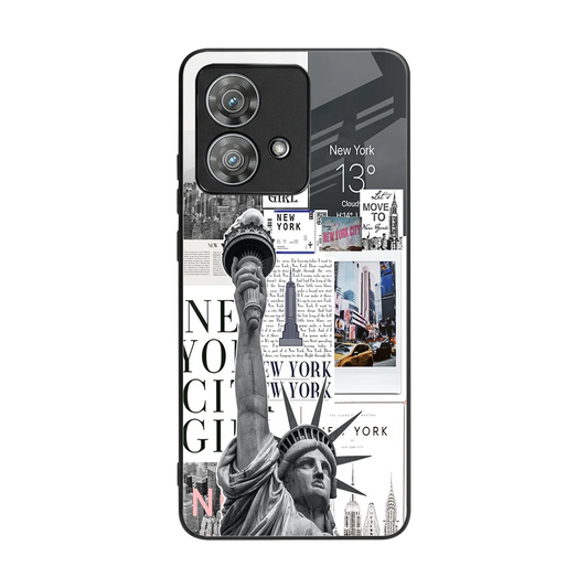 NY Dream back phone cover | glass case for motorola edge 40 neo 5g