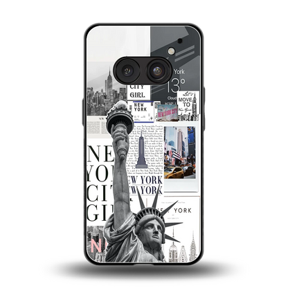 NY Dream back phone cover | glass case for nothing phone 2a plus