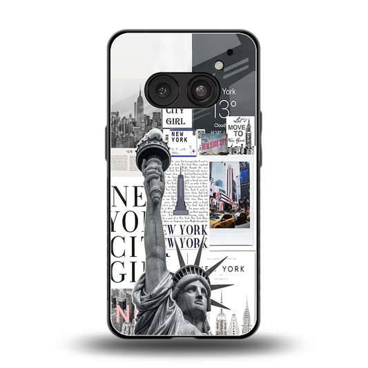NY Dream back phone cover | glass case for nothing phone 2a plus