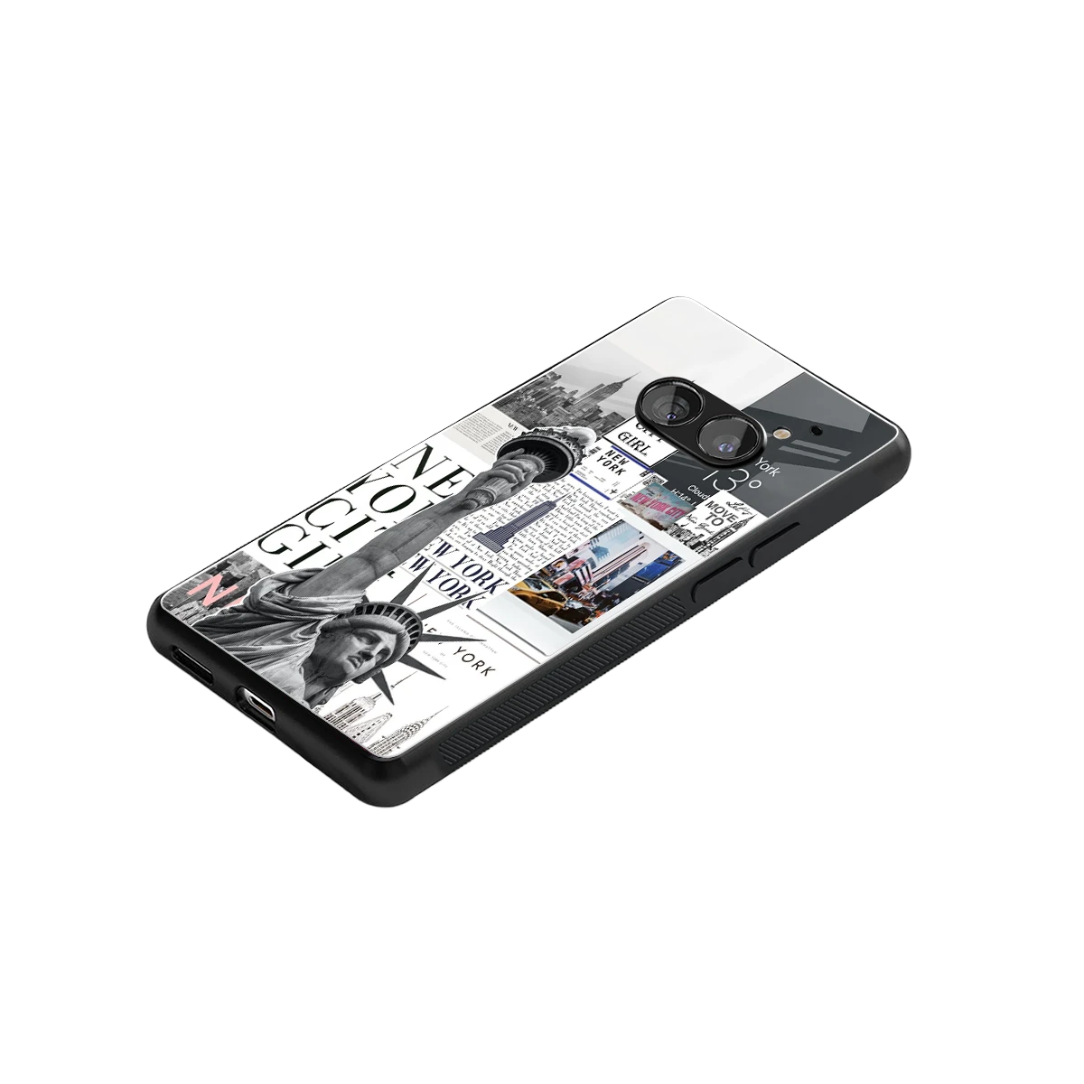 NY Dream stylish phone case for nothing phone 2a plus | glossy glass and slim fit