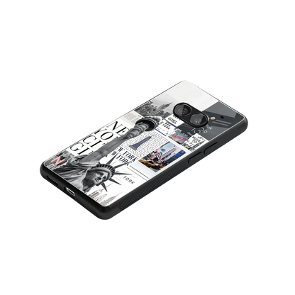 NY Dream stylish phone case for nothing phone 2a plus | glossy glass and slim fit