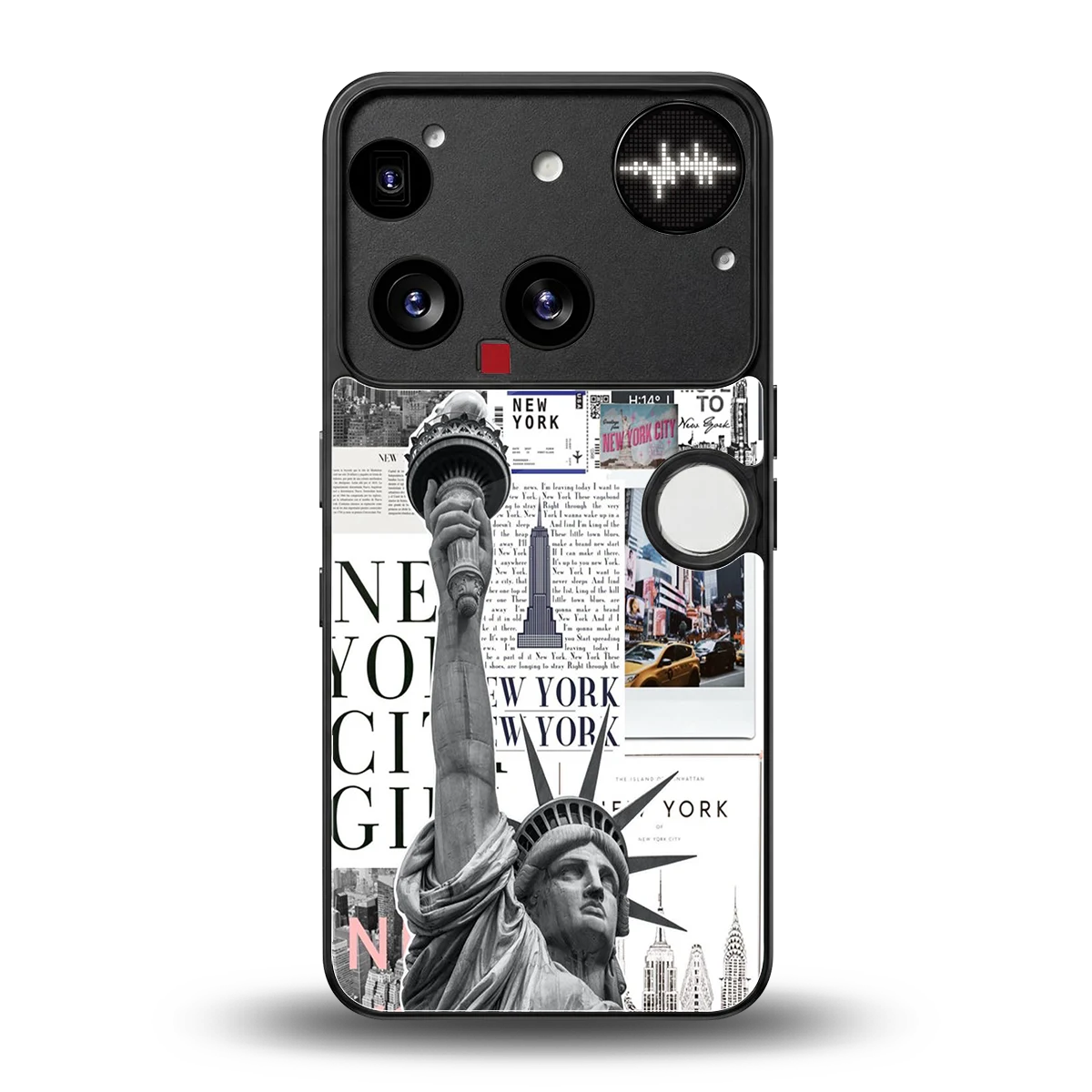 NY Dream back phone cover | glass case for nothing phone 3