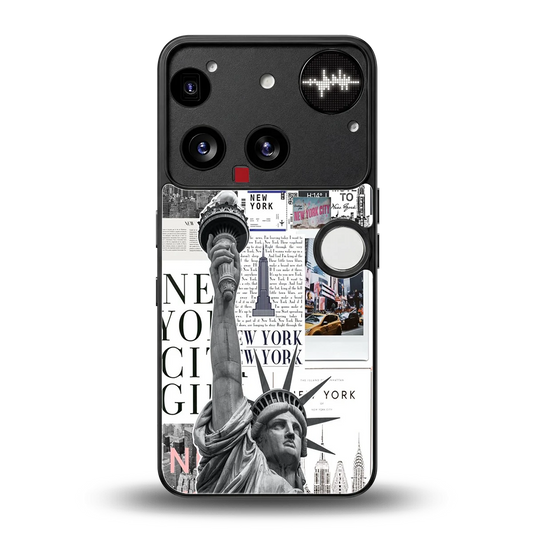 NY Dream back phone cover | glass case for nothing phone 3