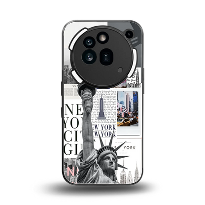 NY Dream back phone cover | glass case for nothing phone 3a pro