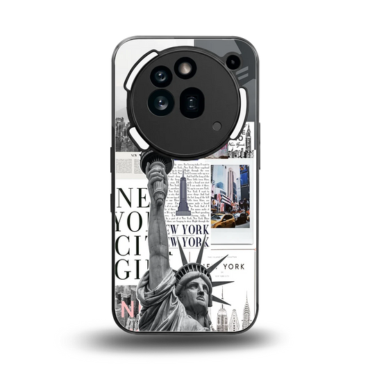NY Dream back phone cover | glass case for nothing phone 3a pro