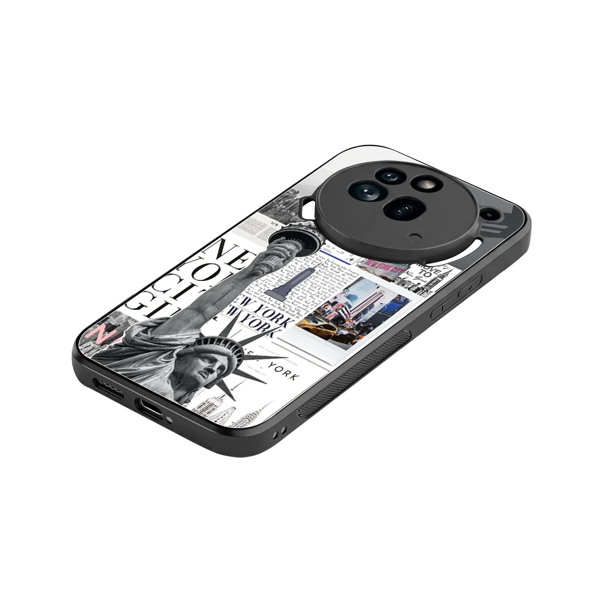 NY Dream stylish phone case for nothing phone 3a pro | glossy glass and slim fit