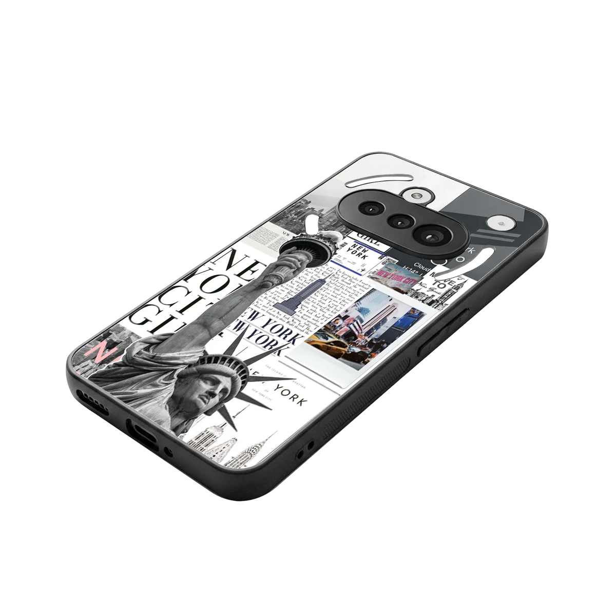 NY Dream stylish phone case for nothing phone 3a | glossy glass and slim fit