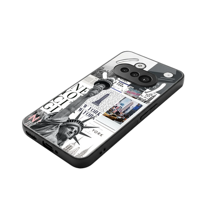 NY Dream stylish phone case for nothing phone 3a | glossy glass and slim fit
