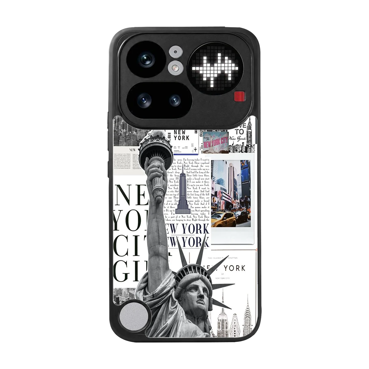 NY Dream back phone cover | glass case for nothing phone 4a pro