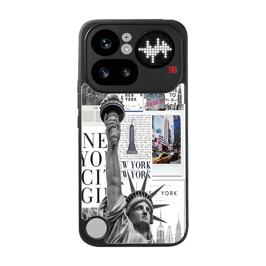 NY Dream back phone cover | glass case for nothing phone 4a pro