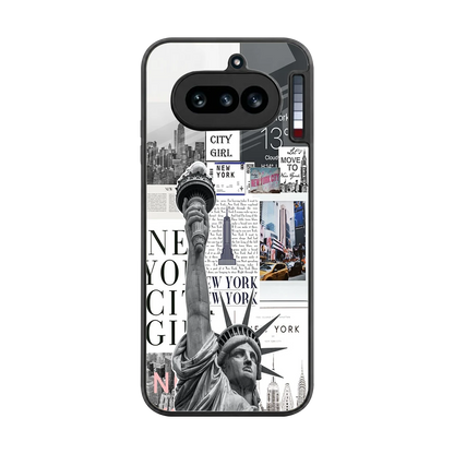 NY Dream back phone cover | glass case for nothing phone 4a
