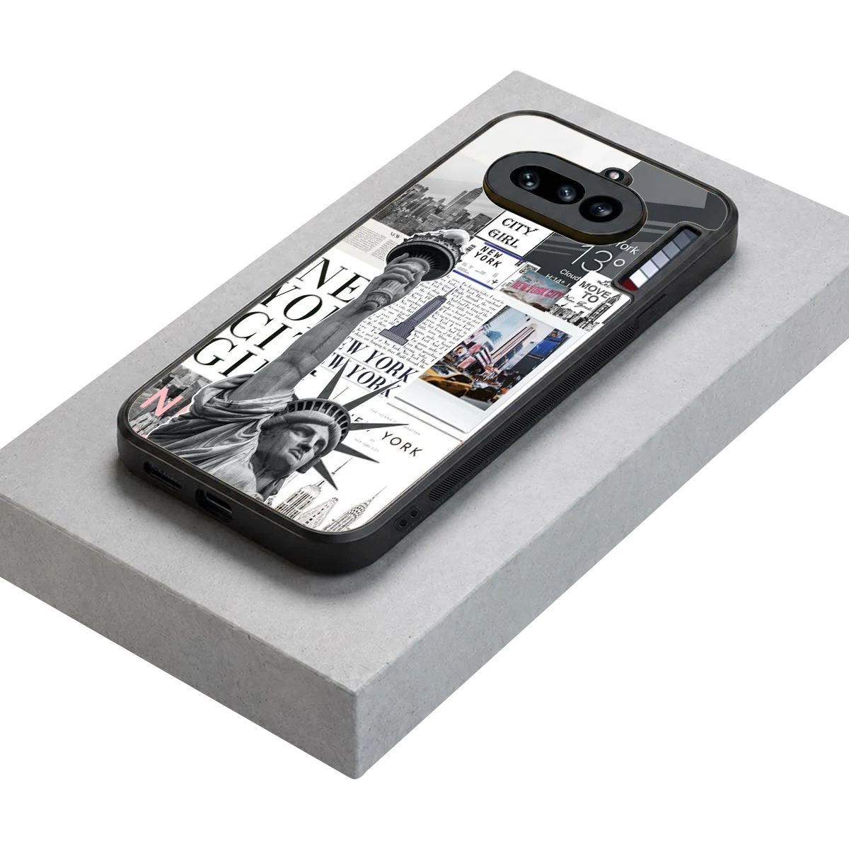NY Dream stylish phone case for nothing phone 4a | glossy glass and slim fit