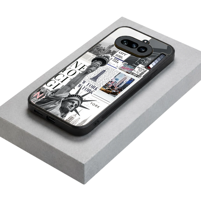 NY Dream stylish phone case for nothing phone 4a | glossy glass and slim fit