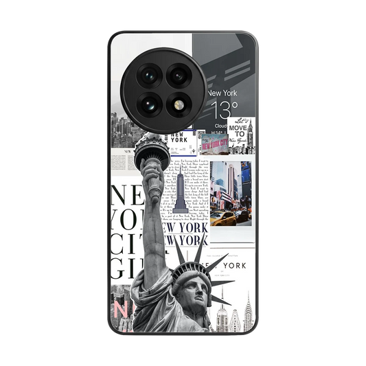 NY Dream back phone cover | glass case for oneplus 13r
