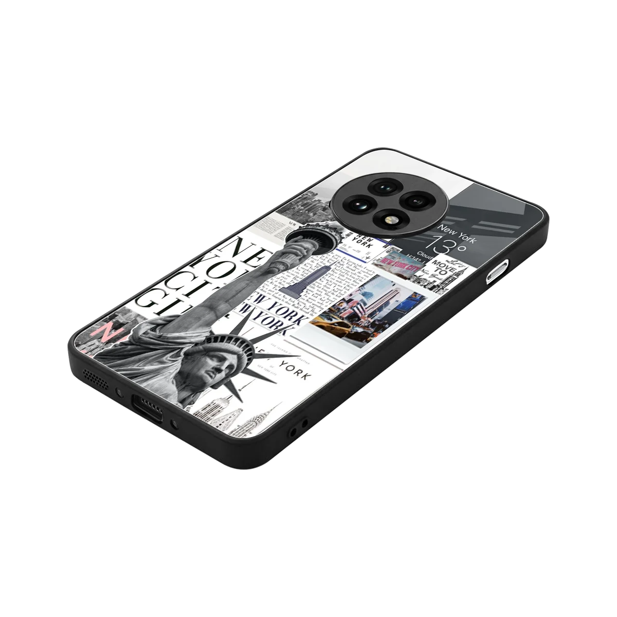 NY Dream stylish phone case for oneplus 13r | glossy glass and slim fit