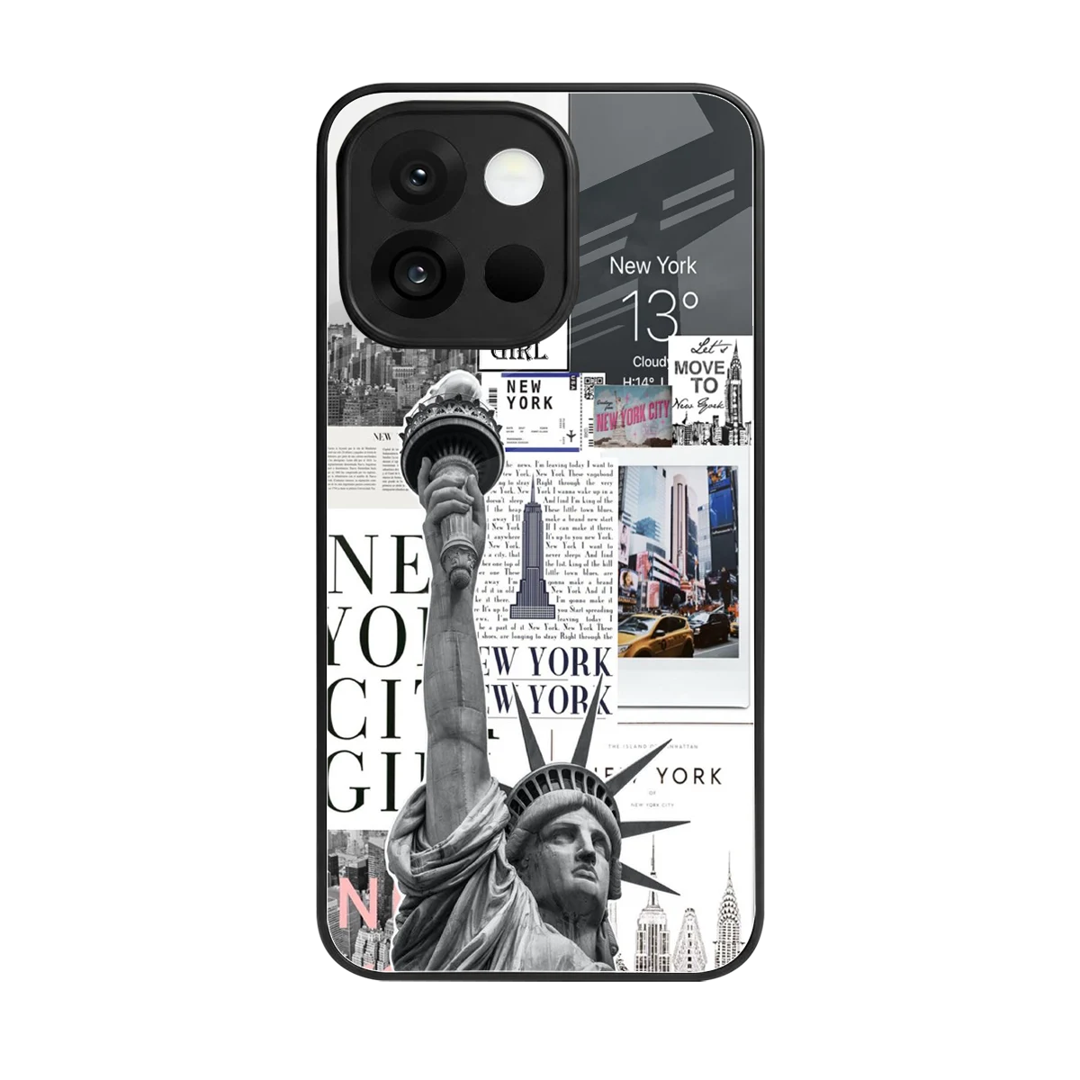 NY Dream back phone cover | glass case for oneplus 13s
