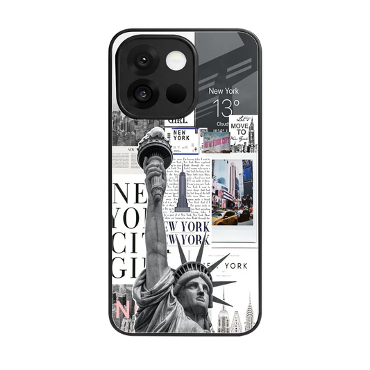 NY Dream back phone cover | glass case for oneplus 13s