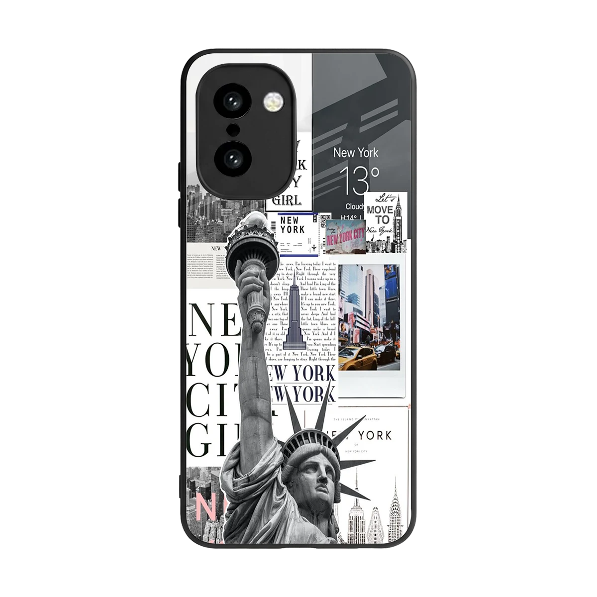 NY Dream back phone cover | glass case for oneplus 15r