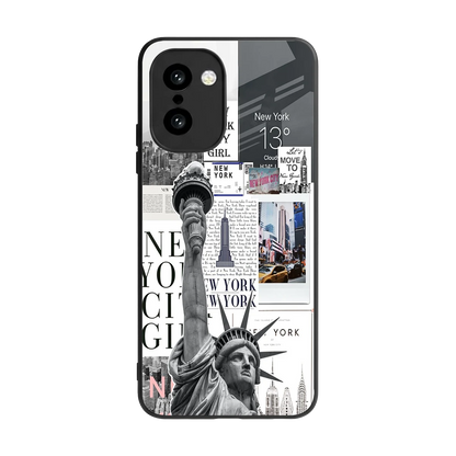 NY Dream back phone cover | glass case for oneplus 15r