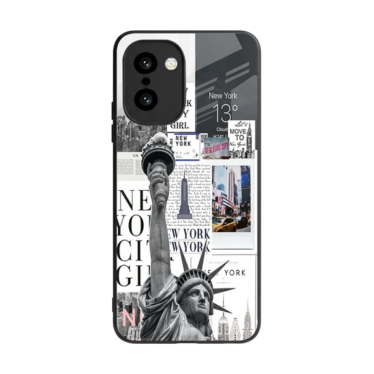 NY Dream back phone cover | glass case for oneplus 15r