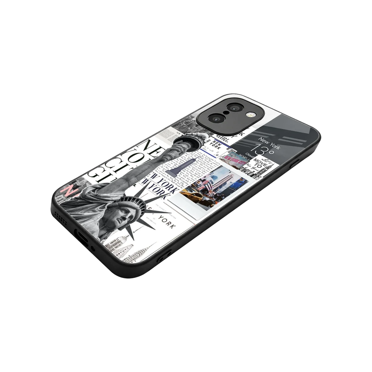 NY Dream stylish phone case for oneplus 15r | glossy glass and slim fit