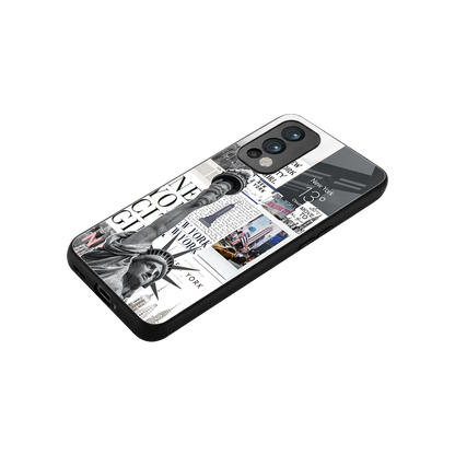 NY Dream stylish phone case for oneplus nord 2 | glossy glass and slim fit
