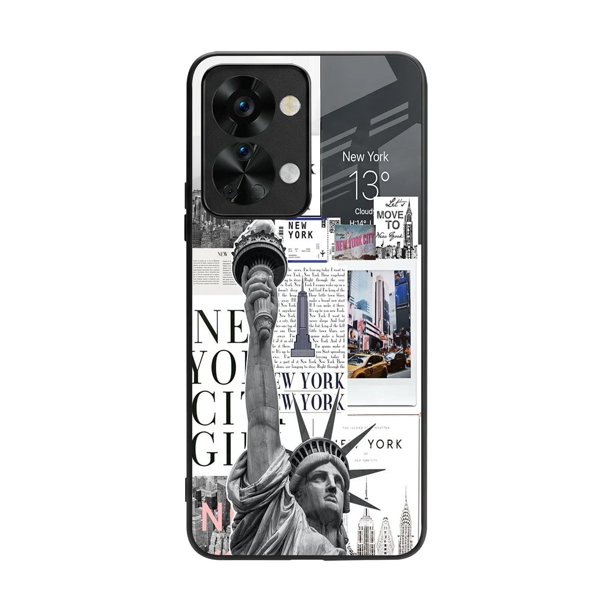NY Dream back phone cover | glass case for oneplus nord 2t