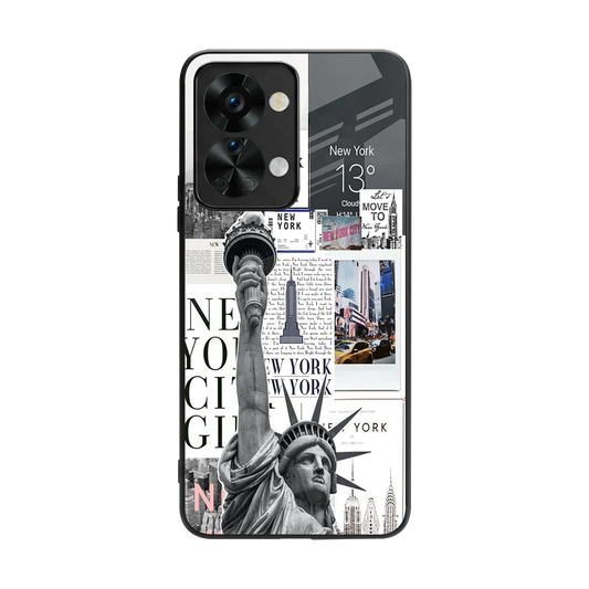 NY Dream back phone cover | glass case for oneplus nord 2t