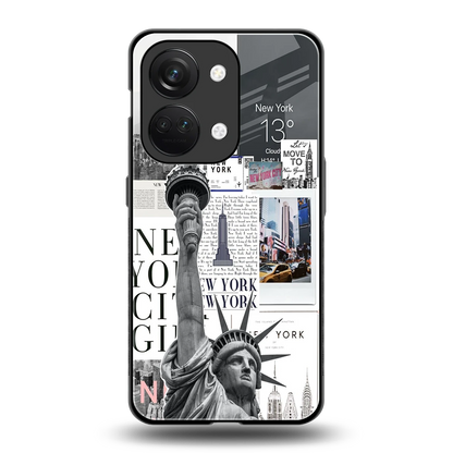 NY Dream back phone cover | glass case for oneplus nord 3