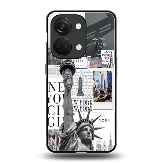 NY Dream back phone cover | glass case for oneplus nord 3