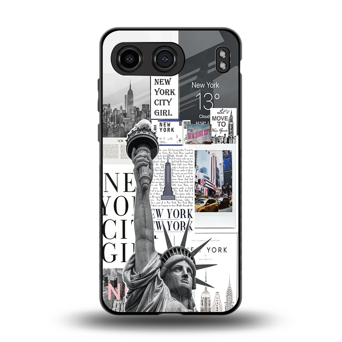 NY Dream back phone cover | glass case for oneplus nord 4
