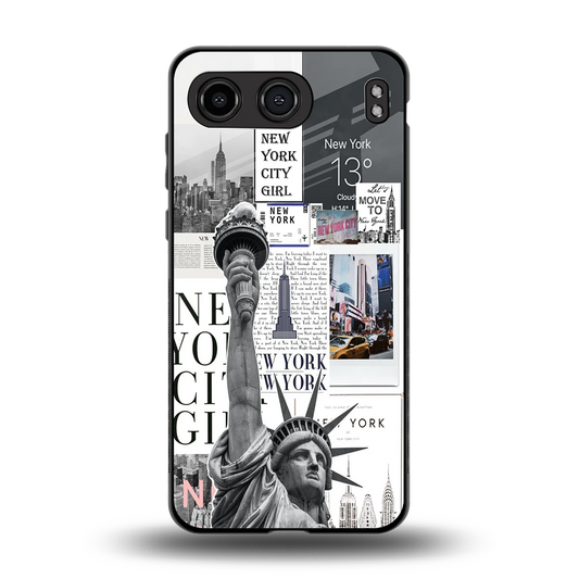 NY Dream back phone cover | glass case for oneplus nord 4