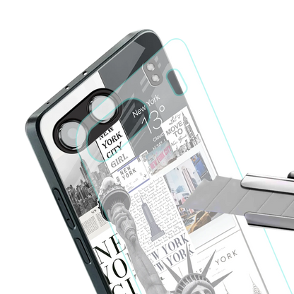 NY Dream stylish phone case for oneplus nord 4 | glossy glass and slim fit